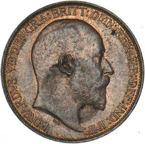1905 Halfpenny - Edward VII British Bronze Coin - Very Nice