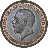 1932 Halfpenny - George V British Bronze Coin - Very Nice