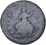 1720 Farthing - George I British Copper Coin