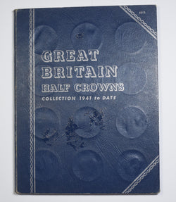 1941 - 1967 Halfcrowns Whitman Folder (complete) - British Coins