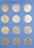 1941 - 1967 Halfcrowns Whitman Folder (complete) - British Coins