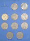 1941 - 1967 Halfcrowns Whitman Folder (complete) - British Coins