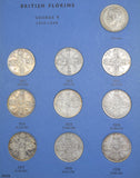 1911 - 1940 Florins Whitman Folder (Near Complete) - British Silver Coins