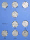 1911 - 1940 Florins Whitman Folder (Near Complete) - British Silver Coins