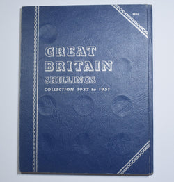 1937 - 1951 Shillings Whitman Folder (Complete) - British Silver Coins