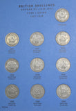 1937 - 1951 Shillings Whitman Folder (Complete) - British Silver Coins