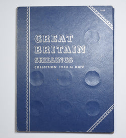 1953 - 1966 Shillings Whitman Folder (Complete) - British Coins