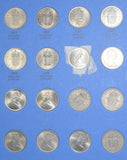 1953 - 1966 Shillings Whitman Folder (Complete) - British Coins