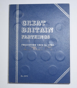 1860 - 1901 Farthings Whitman Folder (Near Complete) - British Bronze Coins