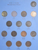 1860 - 1901 Farthings Whitman Folder (Near Complete) - British Bronze Coins