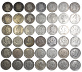 1816 - 1919 Pre 1920 British Silver Halfcrowns Lot (42 Coins 569g No duplicates)