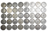 1913 - 1919 Pre 1920 Halfcrowns Lot (40 Coins) - British Silver Coins 560g