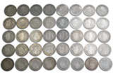 1913 - 1919 Pre 1920 Halfcrowns Lot (40 Coins) - British Silver Coins 560g