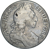 1696 Crown - William III British Silver Coin
