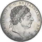 1818 LIX Crown - George III British Silver Coin - Very Nice