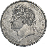 1822 Crown - George IV British Silver Coin - Nice