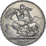1822 Crown - George IV British Silver Coin - Nice