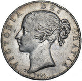 1844 Crown (Star Stops) - Victoria British Silver Coin - Nice