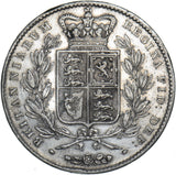 1844 Crown (Star Stops) - Victoria British Silver Coin - Nice