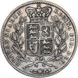 1847 Crown - Victoria British Silver Coin - Nice