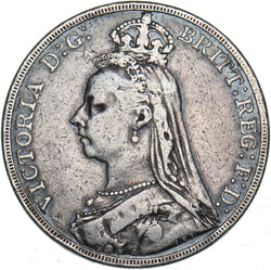 1892 Crown - Victoria British Silver Coin
