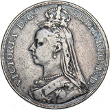 1892 Crown - Victoria British Silver Coin