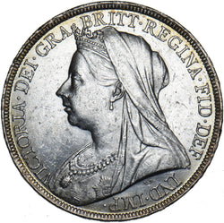 1894 LVIII Crown - Victoria British Silver Coin - Very Nice