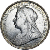 1894 LVIII Crown - Victoria British Silver Coin - Very Nice