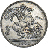 1900 LXIII Crown - Victoria British Silver Coin - Very Nice