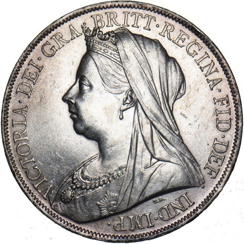 1900 LXIV Crown - Victoria British Silver Coin - Very Nice