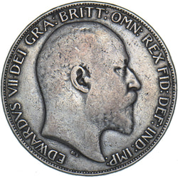 1902 Crown - Edward VII British Silver Coin - Nice