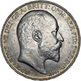 1902 Crown - Edward VII British Silver Coin - Superb