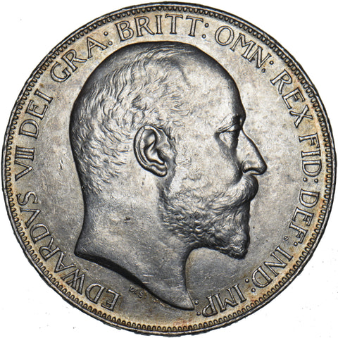 1902 Crown - Edward VII British Silver Coin - Superb