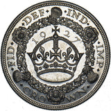 1927 Proof Wreath Crown - George V British Silver Coin - Superb