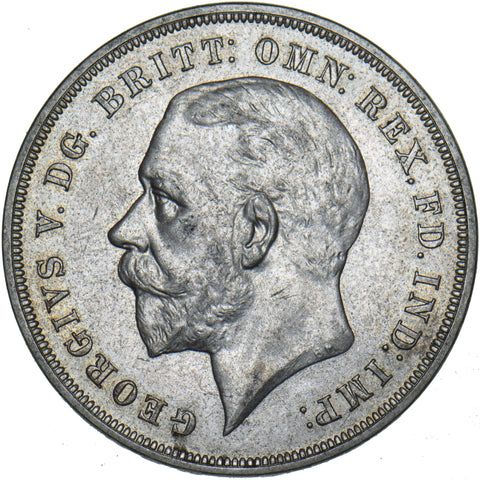 1935 Crown - George V British Silver Coin - Very Nice