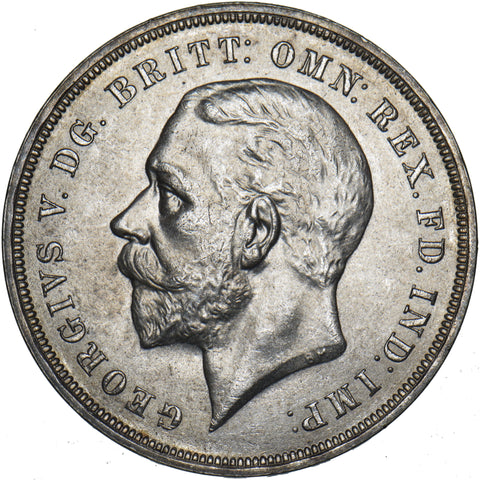 1935 Crown - George V British Silver Coin - Superb