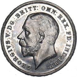 1935 Proof Crown - George V British Silver Coin - Superb