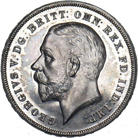 1935 Proof Crown - George V British Silver Coin - Superb