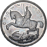 1935 Proof Crown - George V British Silver Coin - Superb