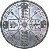 1887 Double Florin (Arabic 1) - Victoria British Silver Coin - Superb