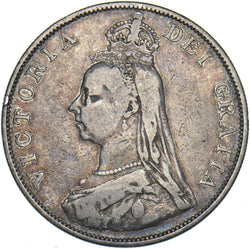 1888 Double Florin - Victoria British Silver Coin
