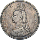 1888 Double Florin - Victoria British Silver Coin
