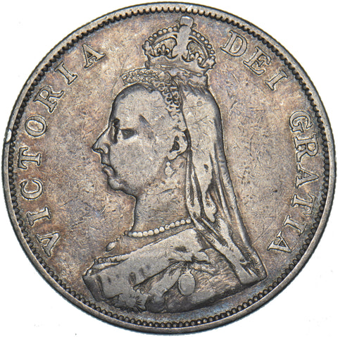 1888 Double Florin - Victoria British Silver Coin