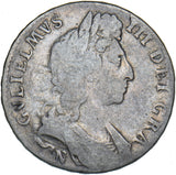 1697 N Halfcrown (Norwich Mint) - William III British Silver Coin