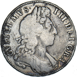 1700 Halfcrown - William III British Silver Coin