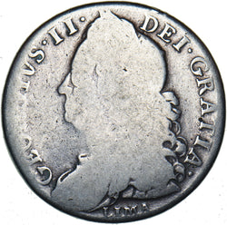 1746 Lima Halfcrown - George II British Silver Coin