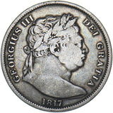 1817 Halfcrown - George III British Silver Coin