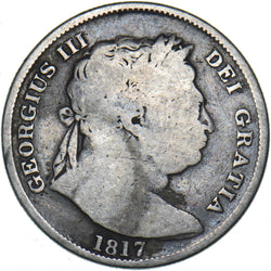 1817 Halfcrown - George III British Silver Coin