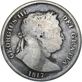 1817 Halfcrown - George III British Silver Coin