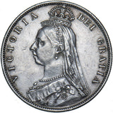 1887 Halfcrown - Victoria British Silver Coin - Nice